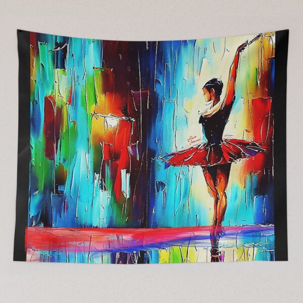 Item preview, Ballet De Pluie Colorée designed and sold by Fluid Artzworx.