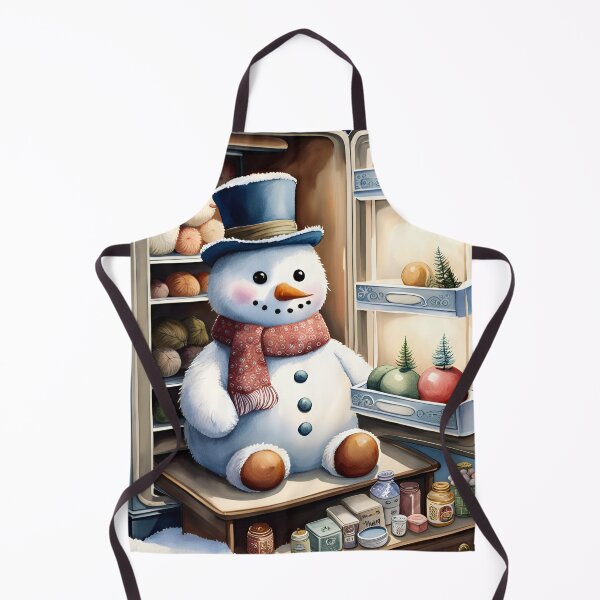 Item preview, Cute Snowman chilling in the Freezer designed and sold by DreamyEscapism.