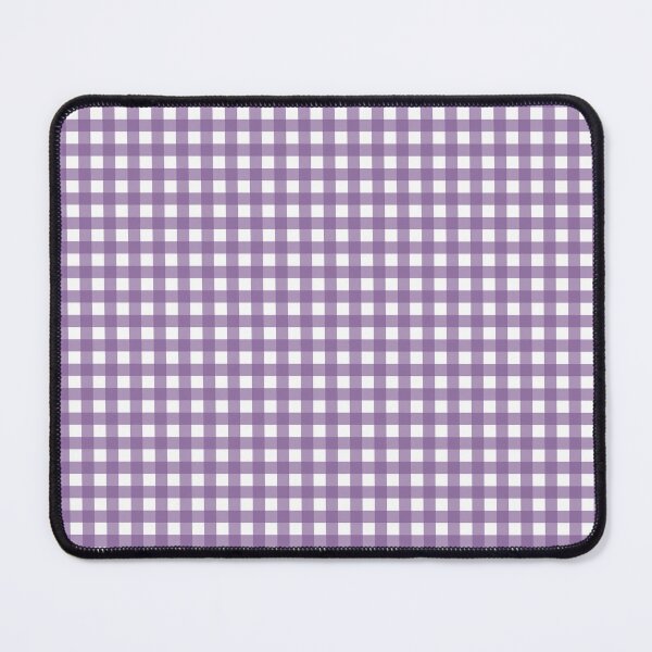 Item preview, Gingham checks white purple designed and sold by Colorblizz.