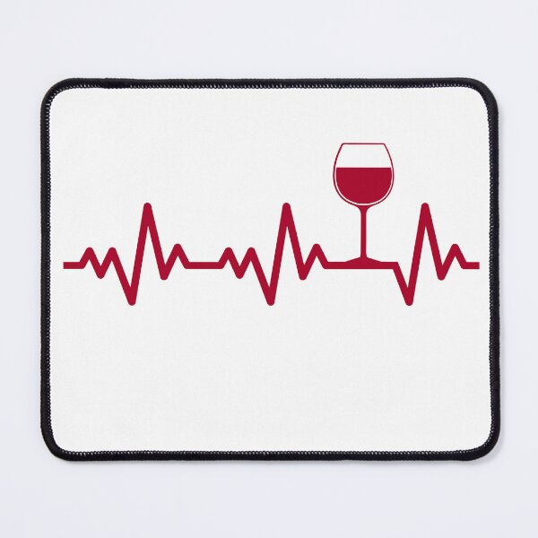 Item preview, Heartbeat red wine wine lover winemaker wine designed and sold by Gordenwear.