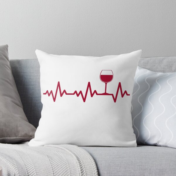 Item preview, Heartbeat red wine wine lover winemaker wine designed and sold by Gordenwear.