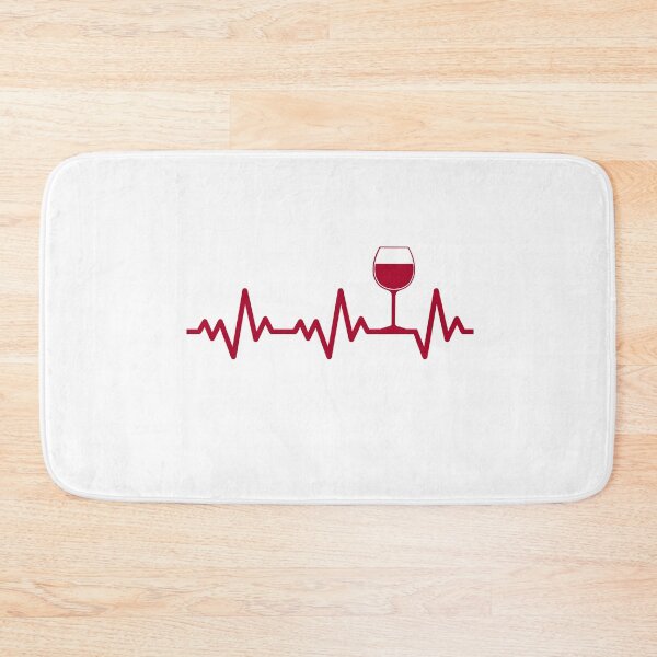 Item preview, Heartbeat red wine wine lover winemaker wine designed and sold by Gordenwear.