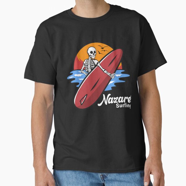 Artikel-Vorschau von Nazare Surfing Portugal Geschenk, designt und verkauft von Macphisto Shirts.