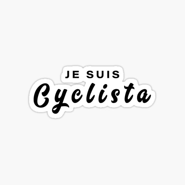 Item preview, Je suis cyclista  designed and sold by Sjaspatat.