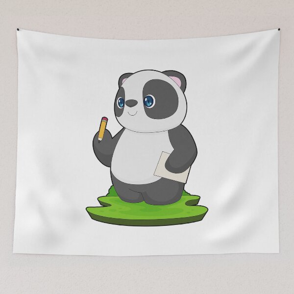Item preview, Panda School Pencil Paper designed and sold by Snabdesign84.