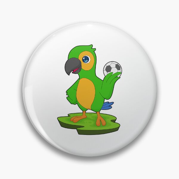 Item preview, Parrot Soccer player Soccer designed and sold by Snabdesign84.