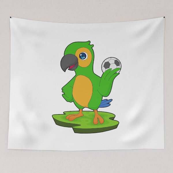 Item preview, Parrot Soccer player Soccer designed and sold by Snabdesign84.