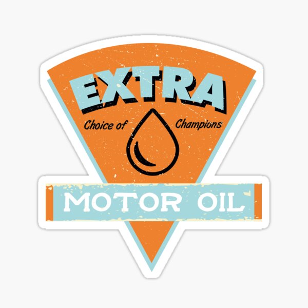 Item preview, vintage label motor oil car lovers, bikers garage art designed and sold by PngParty.