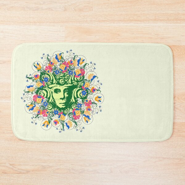 Item preview, Green Woman, large medieval flowers designed and sold by Ricogfx.