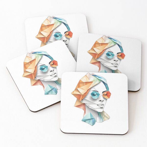 Item preview, beautiful girl origami , watercolor designed and sold by DeluxBee.