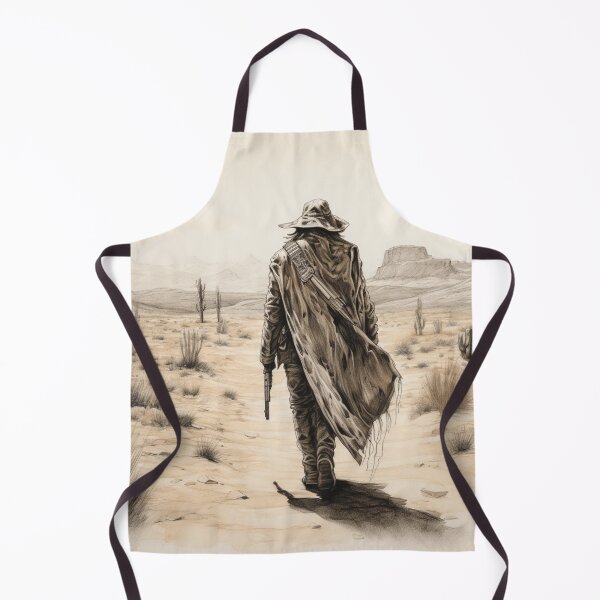 Item preview, A Gunslinger Walking in the Desert designed and sold by Sketch-Shack.