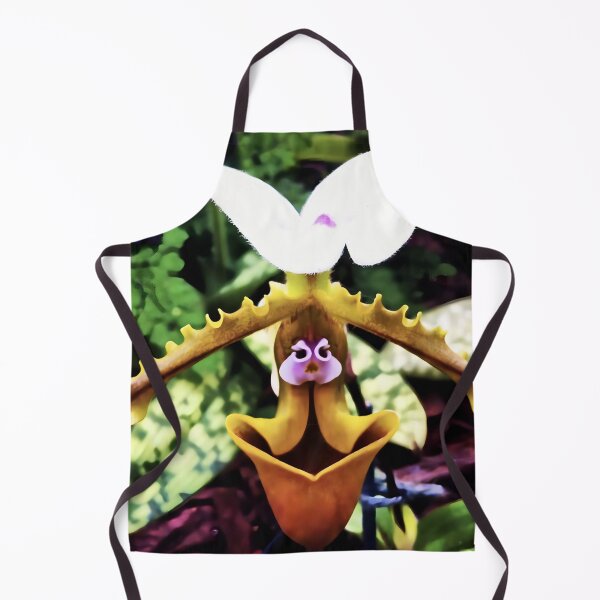 Item preview, Close-up of an Asian Slipper Orchid designed and sold by Oh Halo Berry.