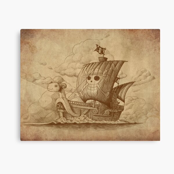 one piece going merry ship Art Board Print for Sale by Zoro3