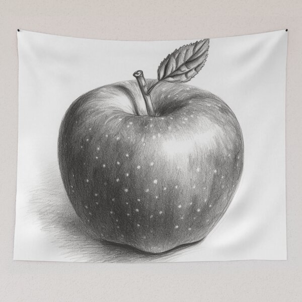Item preview, An Apple Sketch designed and sold by Sketch-Shack.