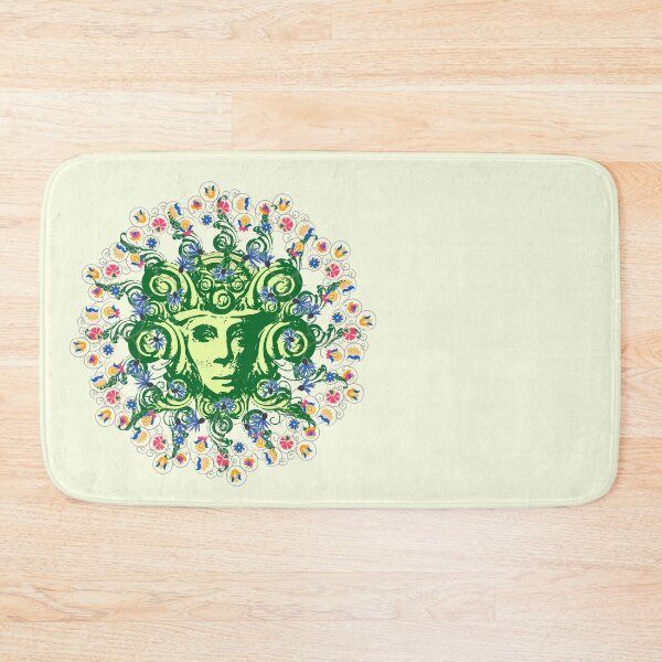 Item preview, Copy of Green Woman, small delicate medieval flowers designed and sold by Ricogfx.
