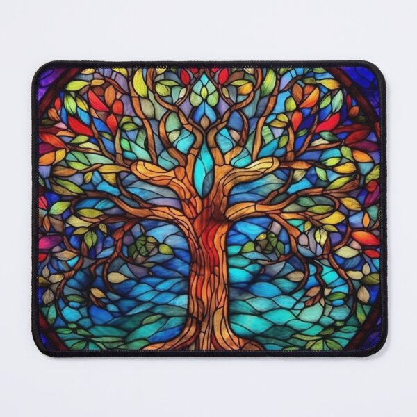 Item preview, Patrón de árbol de la vida de vidrieras designed and sold by Desfix.