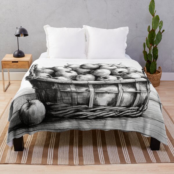 Item preview, An Apple Basket Sketch designed and sold by Sketch-Shack.