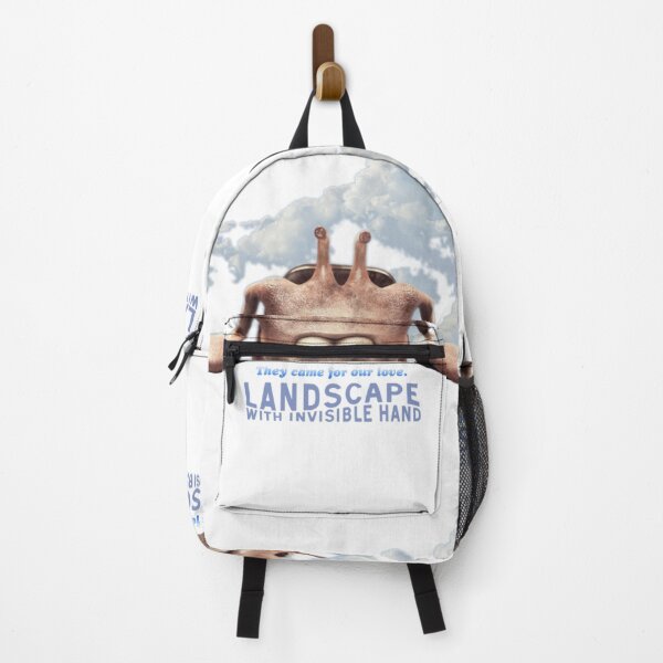 Item preview, Landscape with Invisible Hand 2023 movie themed graphic design by ironpalette designed and sold by ironpalette.