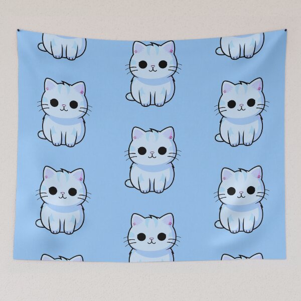 Item preview, Fluffy Cute Blue Cat designed and sold by Rauens.