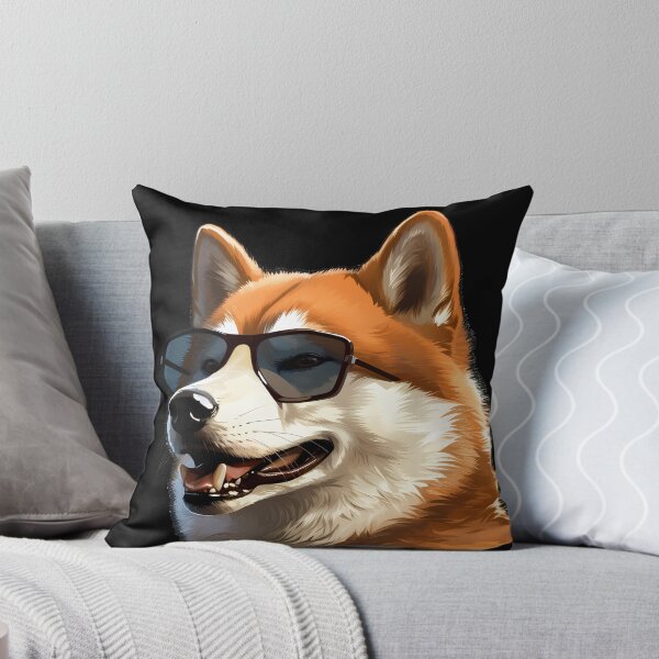 Item preview, Happy Akita Inu wearing Sunglasses designed and sold by paniplex.