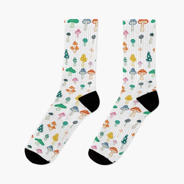 Item preview, Colorful Mushrooms Template designed and sold by inkStyleMDQ.