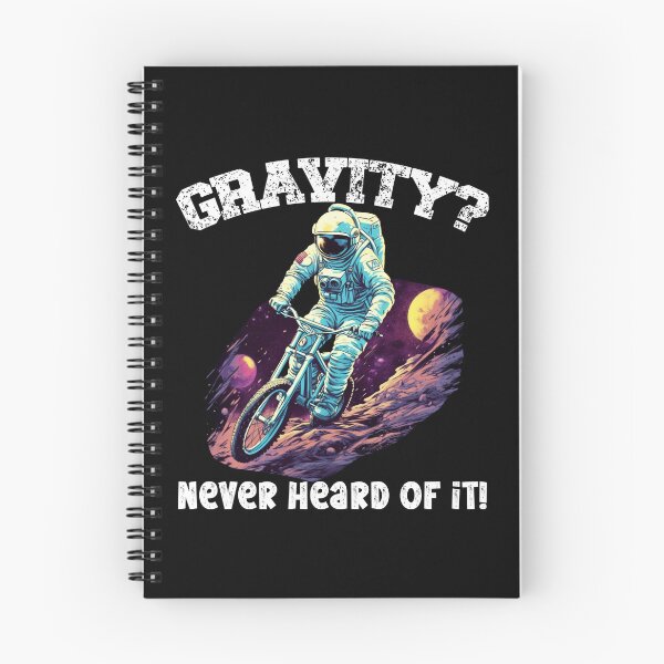 Item preview, Moon-Cycling Astronaut - Gravity? Never heard of it! designed and sold by Zandalus.