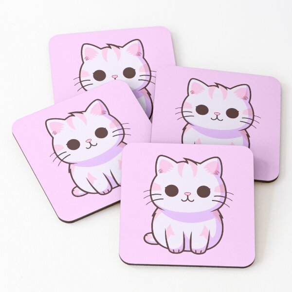 Item preview, Fluffy Cute Pink Cat designed and sold by Rauens.