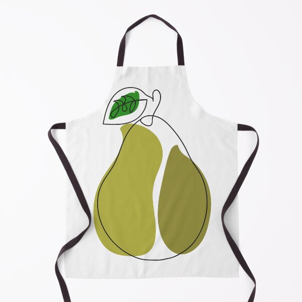 Item preview, Pear one line art designed and sold by Hagar Rabee.