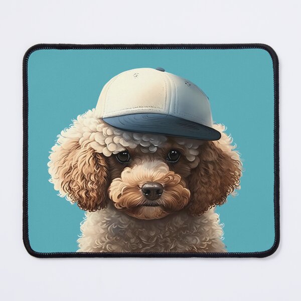 Item preview, Cute Poodle Wearing a Baseball Cap designed and sold by HouseOfRosy.