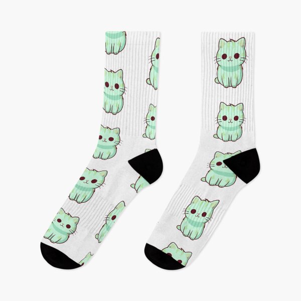 Item preview, Fluffy Cute Green Cat designed and sold by Rauens.