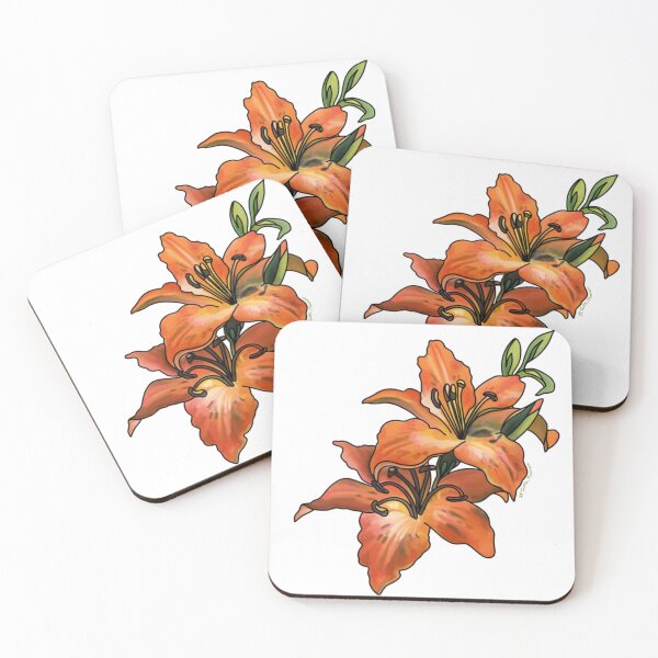 Item preview, Orange Lillies designed and sold by toots-thomson.