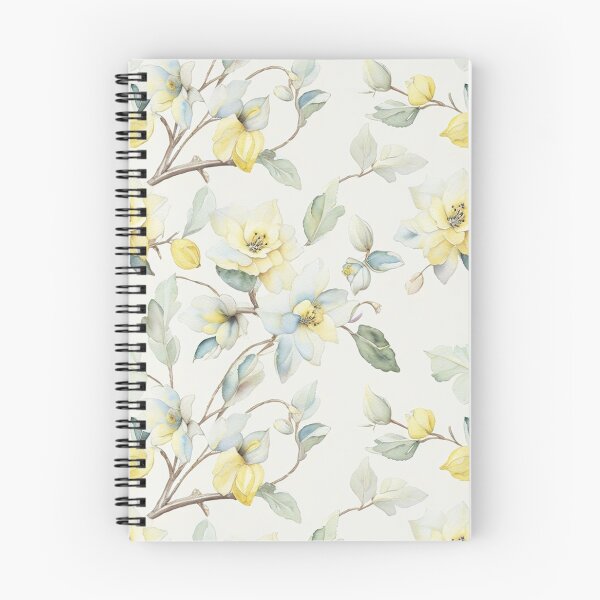 Artikelvorschau, Eine harmonische Mustermischung aus Aquarellblumen entworfen und verkauft von Rubab Designs.