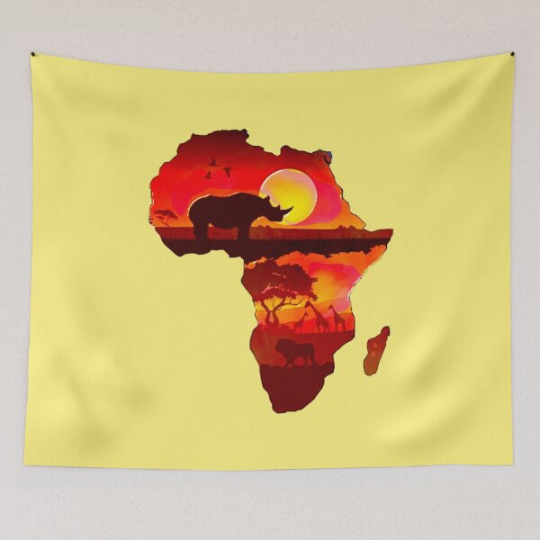 Item preview, Africa skyline designed and sold by painterfrank.
