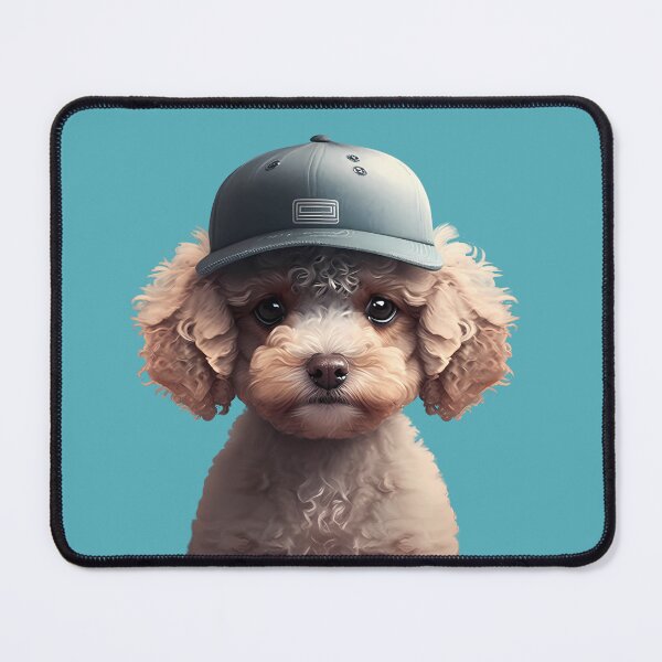 Item preview, Cute Poodle Wearing a Baseball Cap designed and sold by HouseOfRosy.