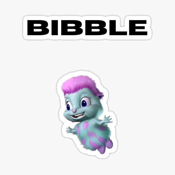 bibble Sticker for Sale by BabyCatArtist