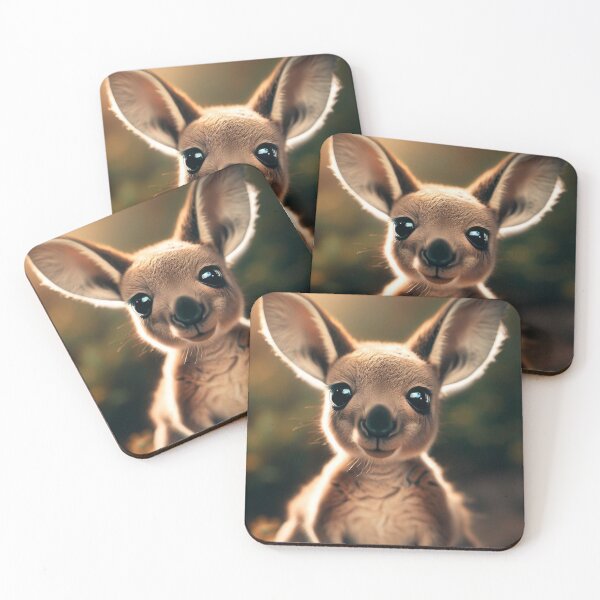 Item preview, Cute Kangaroo - Cute Baby Animals  designed and sold by baby-animal-art.