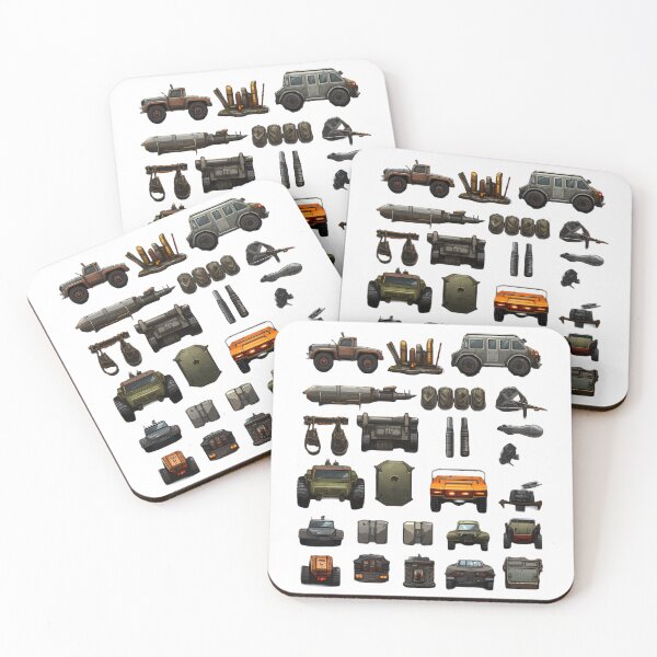 Artikelvorschau, Icons spreadsheet for post-apocalyptic game entworfen und verkauft von tropicaltee.