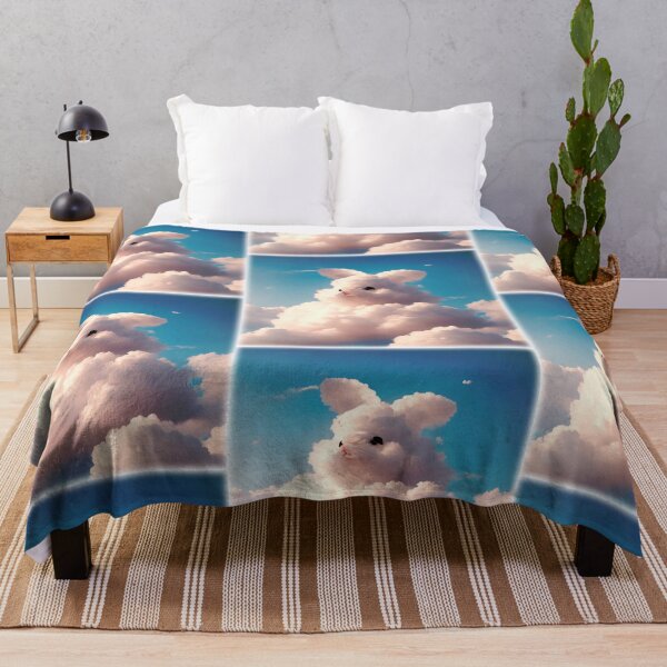 Item preview, rabbit shaped cloud designed and sold by eva3dadan.