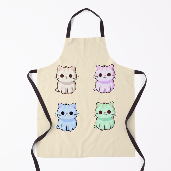 Item preview, Fluffy Cute Colorful Cats designed and sold by Rauens.