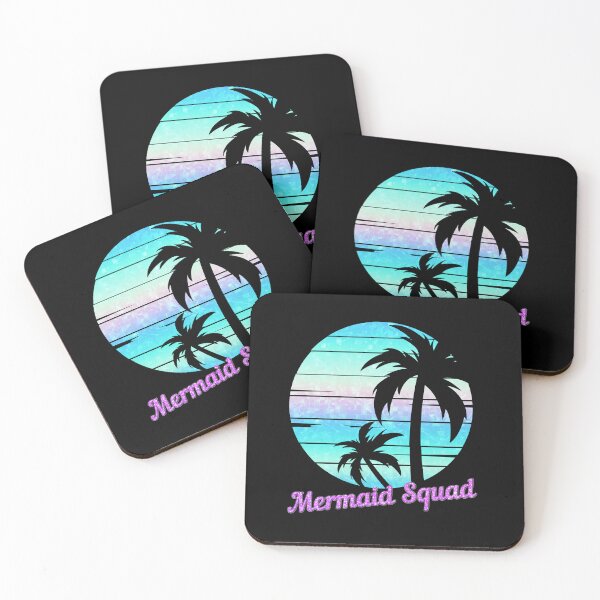 Item preview, MERMAID SQUAD - Summer Girl's Trip, Pacific Ocean, Vacay Mode, Sunset, Beach, Party Animal designed and sold by Sun Sand & Sea Art.
