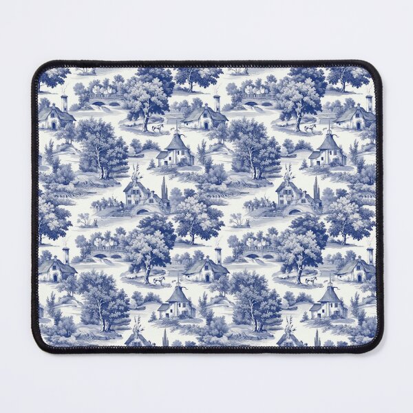 Item preview, Vintage French Toile de Jouy (Blue) #1 designed and sold by BrushstrokesA.