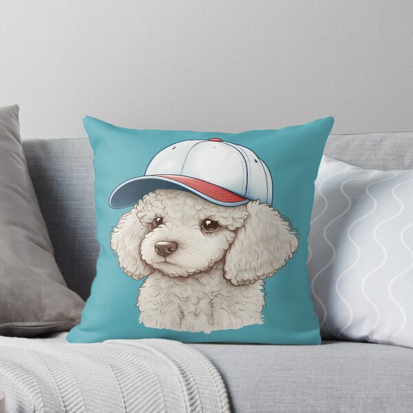 Item preview, Lindo caniche con gorra de béisbol designed and sold by HouseOfRosy.