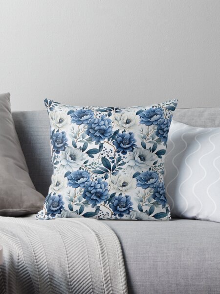 Item preview, Blue and White Floral designed and sold by RBGroup.