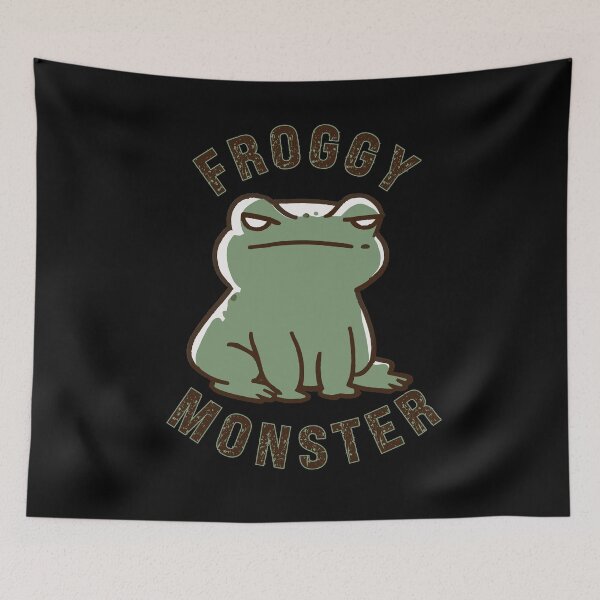 Item preview, Froggy Monster Grumpy Frog designed and sold by Doctrine-Design.