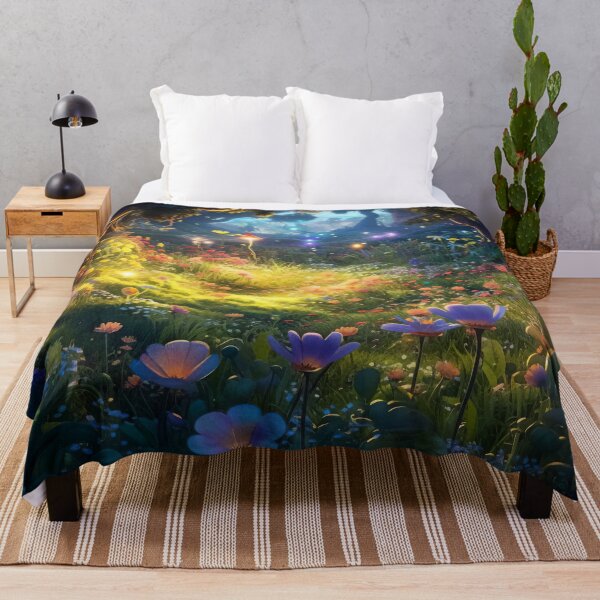 Item preview, Fantasy landscape fairy tale SciFi fantastic colorful worlds designed and sold by goldufeenstaub.