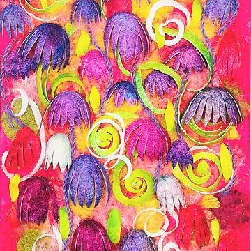 Artwork thumbnail, Cascading Bells by Ushma Sargeant Art