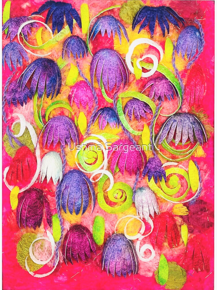 Artwork view, Cascading Bells designed and sold by Ushma Sargeant