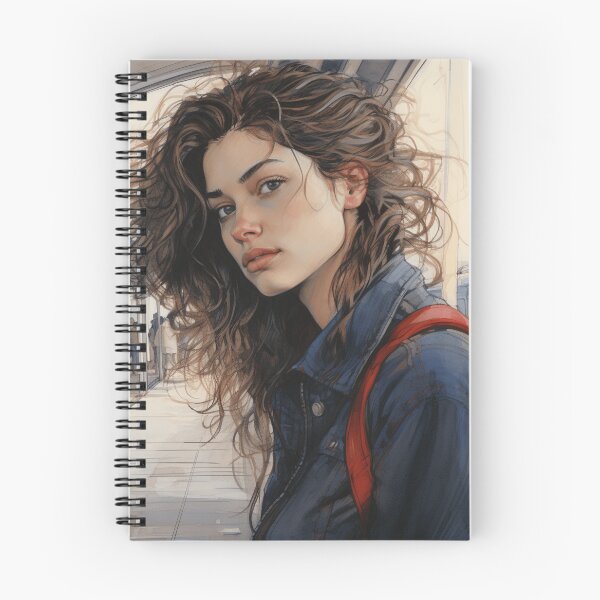 Item preview, A Woman Waiting for the Train designed and sold by Sketch-Shack.