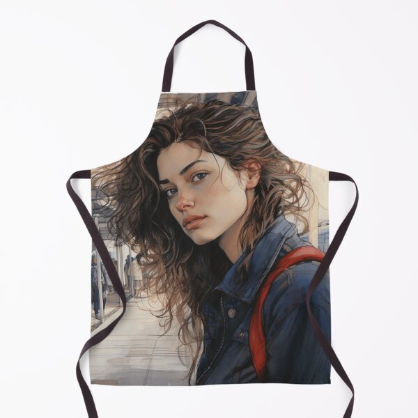 Item preview, A Woman Waiting for the Train designed and sold by Sketch-Shack.