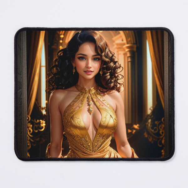 Item preview, Portrait of Lady Travia Westerpheld Beautiful Sci-Fi AI Concept Art by Xzendor7 designed and sold by Xzendor7 Digital Art Creations.